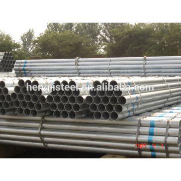 BS 1387 erw galvanisé stee pipe